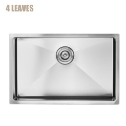 Single Bowl Topmount Stainless Steel Handmade Kitchen Sink