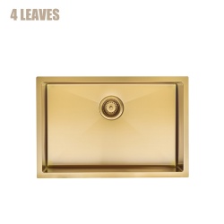 PVD Gold nano stainless steel kitchen sink